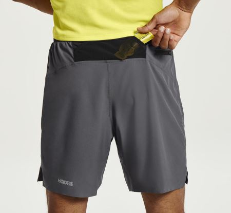 Hoka One One Glide 7" Short Homem - Bermudas Castlerock | PT-iBIYdnW